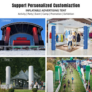 Columna Inflable con Luz LED, <span class=keywords><strong>Torre</strong></span> Inflable Personalizada para Fiestas, Arco de Entrada, Escenario, Decoración de Área de Fotos - Product Image 5