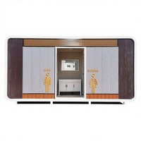 Toilettes mobiles de luxe écologiques en métal Jiaxin personnalisées pour parcs, chantiers de construction et attractions touristiques