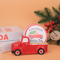 Redeco Vintage Weihnachtsfiguren Keramik-Untersetzer-Set, Glasierte Steinzeug-Weihnachtstassenhalter, Großhandel Feiertagsdekoration