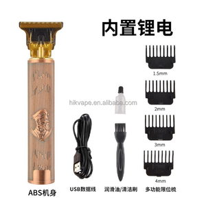 Golden Hair Trimmer ปัตตาเลี่ยนไฟฟ้าสำหรับผู้ชาย,<span class=keywords><strong>เครื่อง</strong></span>ตัดผมไร้สายแบบมืออาชีพ Usb OEM Power ODM ทำจากโลหะ - Product Image 2