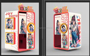 Hoàn toàn tự động xu-hoạt động Photo Booth Máy bán hàng tự động ngay lập tức ảnh in Selfie ma thuật Gương Led khung kiosk 1 năm Tiếng Anh - Product Image 3