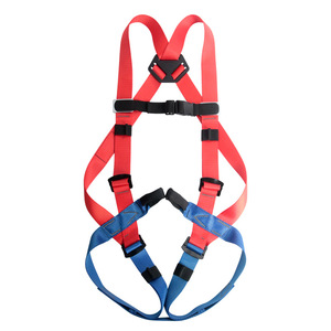 ชุดสายรัดนิรภัยแบบเต็มตัว Zhongyu สีแดงน้ำเงิน โพลีเอสเตอร์ รับน้ำหนักได้ 1200 กก. ป้องกันการตก สำหรับงานก่อสร้างและปีนเขา - Product Image 5