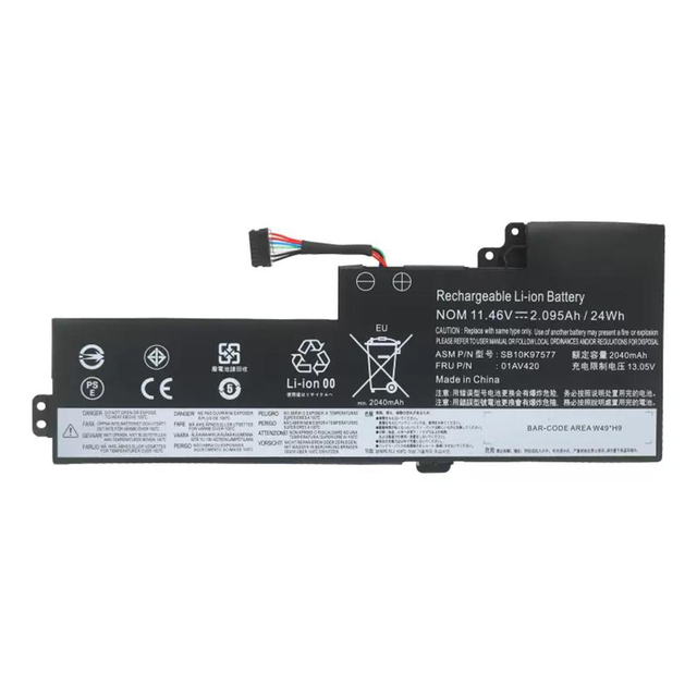 Lithium Rechargeable Laptop Battery for ThinkPad T470 T480 A475 A485 5000mAh Replacement Models 01AV419 01AV420 01AV421