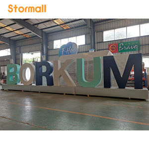 Insegne Luminose LED Personalizzate con <span class=keywords><strong>Lettere</strong></span> Giganti Autoportanti per Esterni, <span class=keywords><strong>Lettere</strong></span> Alfabetiche Colorate per Bar - Product Image 6