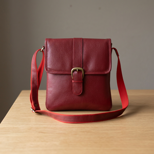 Sacs à main légers et élégants pour femmes BS INTERNATIONAL, en cuir véritable, avec fermeture éclair imperméable, artisanat naturel, réglables - Product Image 1