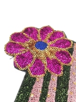 En gros, Patchs et appliques à coudre en sequins, motifs fleurs de cactus bohèmes et plantes du désert western, pour veste, chapeau, sac, vêtement