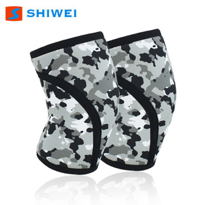 Rodilleras Shiwei de Neopreno de 7mm con Camuflaje, Absorción de Impactos para Fitness, Sentadillas, Deportes al Aire Libre, Protección Universal Unisex - Product Image 3