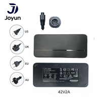 Chargeur de batterie au lithium PHYLION 5 broches 42V2A 88W pour vélo électrique et trottinette, charge rapide