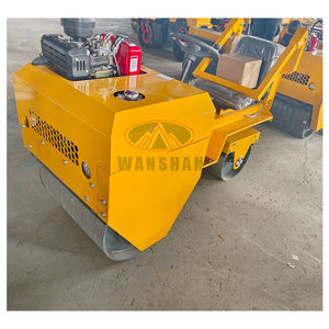 เครื่องยนต์ดีเซลเครื่องอัด Macadam ขนาดเล็กอุปกรณ์ก่อสร้างถนนลูกกลิ้งถนนกลองสั่น - Product Image 2