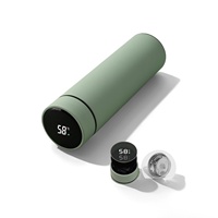 Gobelet d'isolation numérique à température LED intelligente réutilisable en acier inoxydable Flacons à sublimation Bouteille d'eau sous vide Public cible