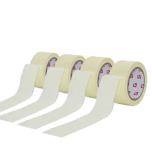 Adhesive Craft Decorative DIY Crepe Paper Tape Automotive White Masking Paper Tape Textured Paper Tape