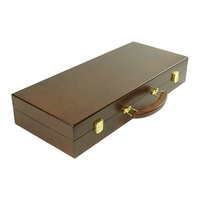 Boîtier de poker en bois, de 500 carats, avec 5 plateaux pour puces 39/40mm, haute qualité, premium