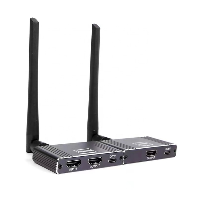 SYONG 180m 1080P Wireless HDMI Transmitter and Receiver 4 TX to 1 RX Loop Out WIFI 5.8G Full HD HDMI Wireless Extender