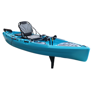 Kayak de pêche VicKing 11,3 pieds pour 1 personne, avec système de propulsion à pédales, en matériau HDPE écologique - Product Image 3