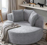 Canapé-lit en tissu velours Chesterfield moderne, confortable, multifonctionnel, solution une place, salon, pas de montage requis