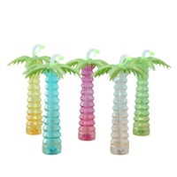 Vente en gros 600ml Promotion Vente en gros LED Palm Slush Yard Tasses Frozen Magic Drinking Bottle Daiquiri Bar