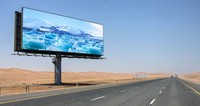 Pantalla LED para Exteriores P6.25 Legible Bajo la Luz Solar, IP66 Resistente al Polvo, Gabinete de Aluminio Ligero de 25 kg, Publicidad en Carreteras, 5 Años de Garantía