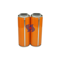 Bocaux en fer blanc rechargeables vides 45 mm Impression CMYK 118 mm Bouteille aérosol vide pour pulvérisation d'air