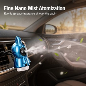 Difusor de Aroma para Carro com Design de Desenho Animado, Sensor de Vibração, Spray Automático, Sem Fio, Uso Sem Cabo - Product Image 5