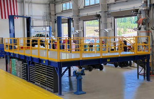 Plateforme en structure d'acier Q235 pour usage industriel - Product Image 3