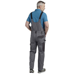 통기성 맞춤형 비브 오버롤 정비사 작업복 산업용 작업복 안전 보호복 유니섹스 - Product Image 2