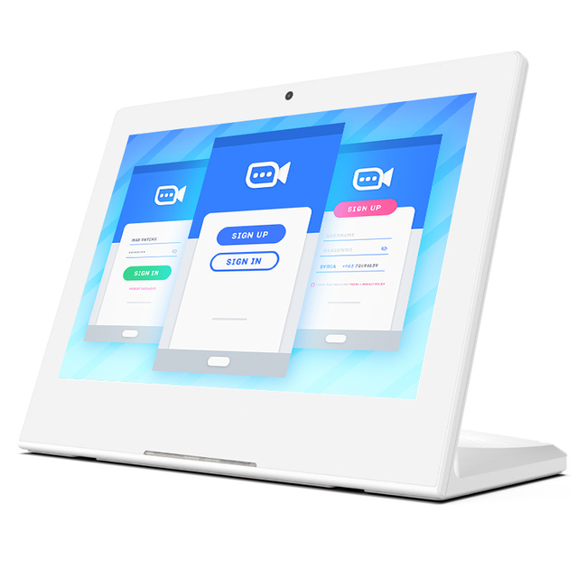 14 Inch Desktop Android OS Tablet L Shape 14 Inch 1920x1080 IPS Touchscreen 2G RAM 32G ROM All-in-One PC for Restaurant Bank Use