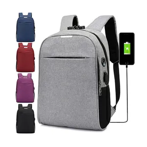 Large Capacity Multifunction BackPack Travelling Anti Theft Waterproof Business Laptop Backpack With USB Charging Port