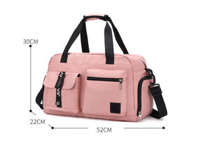 Bolsa de almacenamiento de viaje de gran capacidad de alta calidad para hombre, bolsa deportiva para entrenamiento de gimnasio, bolsa de viaje con compartimento para zapatos - Product Image 4