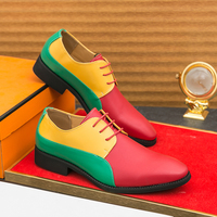 Chaussures habillées décontractées pour hommes avec bout pointu style vintage, nouvelle mode, fermeture à lacets unie, plates pour la saison d'automne