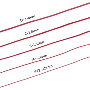 <span class=keywords><strong>Fil</strong></span> à broder fantaisie pour bracelets à bricoler soi-même fabrication de bijoux vêtements ornement suspendu-or rouge macramé corde Jade chaussures - Product Image 3