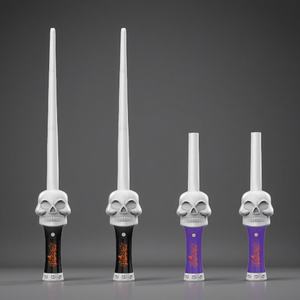 <span class=keywords><strong>Sabre</strong></span> LED en plastique pour Halloween, logo personnalisé, poignée tête de mort effrayante, lumières multicolores, arc-en-ciel amusant, <span class=keywords><strong>sabre</strong></span> <span class=keywords><strong>laser</strong></span> extensible - Product Image 4