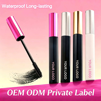 Mascara à séchage rapide, waterproof, volume intense 5D, sans grumeaux, végan, sans cruauté, maquillage pour les yeux, cosmétique, marque privée