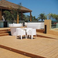 Prix de gros – Revêtement de terrasse en WPC 100 % étanche, dalles de sol extérieures composites, panneaux de revêtement de sol WPC 2 m pour jardin
