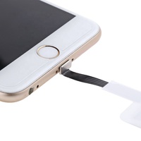 Vente en gros de chargeurs sans fil portables fins et universels pour téléphones mobiles, adaptateur de charge rapide pour iPhone 5s 6 7 Plus 6s