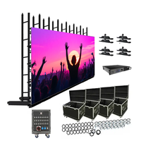 Écran LED publicitaire d'intérieur P2.5 2026, 250x250mm, mur vidéo LED pour usage en église, garantie 2 ans, haute luminosité 7680Hz
