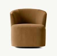 Fauteuil lounge moderne de luxe ARDEN en bois et tissu, canapé une place, usage commercial, hôtel, salon, chambre, hall, mobilier