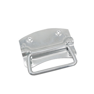 Anwang Heavy Duty Iron Zinc Plated Ring Handle, <b>Foldable</b> Pull for Wooden <b>Crates</b> and Industrial Equipment - Product Image 5
