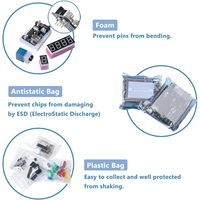 ELEGOO 100-Pack para Project Super Starter Kit Kits educativos con Tutorial para R3 Board Compatible con IDE #7.561