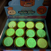 Squishy en forme de chignon à récupération lente sur le thème de Noël, chignon phosphorescent, jouets anti-stress et de divertissement avec de nombreux styles