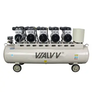Portable silent 6kw 7.5kw aircompressors 100L pump 200l oil-free air-compressors 1.5kw 3kw dental 4HP air compressor 6hp