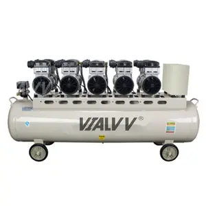 Máy Nén Khí Cầm Tay Silent 6kw 7.5kw Máy Bơm 100L Máy Nén Khí Không Dầu 200l 1.5kw 3kw Máy Nén Khí 4HP Nha Khoa 6hp