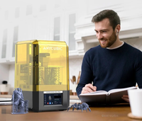 Anycubic Grosir Photon Mono M5s Pro yang Ditingkatkan, Printer 3D LCD Resin 10,1 inci 14K dengan Kecepatan Cetak Tinggi 150mm/jam, Tanpa Perataan