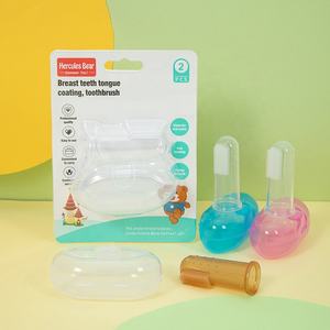 Cepillo de dientes de silicona OEM para bebés al por mayor cepillos de dientes de cerdas suaves para bebés para aprender a cepillarse los dientes - Product Image 2