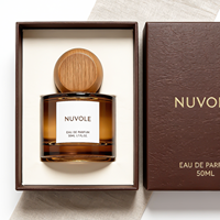 Flacon de parfum atomiseur classique transparent en cristal rond, faible quantité minimale de commande, 30ml 50ml, flacon de parfum vide en verre