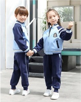 Seragam Sekolah Tiga Potong Gaya Akademik Musim Semi & Gugur untuk Anak TK, SD, dan SMP