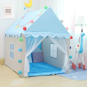 Maison de bébé confortable <span class=keywords><strong>bleu</strong></span> ciel, tente de jeu pour enfants, tente de couchage intérieure Pop up, tente <span class=keywords><strong>tipi</strong></span> pour bébé - Product Image 3