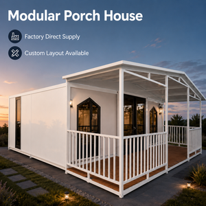 Casa Modular Prefabricada con Estructura de Acero y Balcón para Uso en Exteriores, Ideal para Villas - Product Image 1