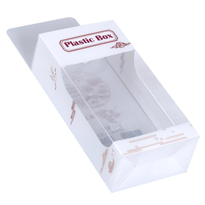 Transparent waterproof Clear PVC boxes Packaging small plastic box storage for food/jewelry/Candy/Gift/cosmetics