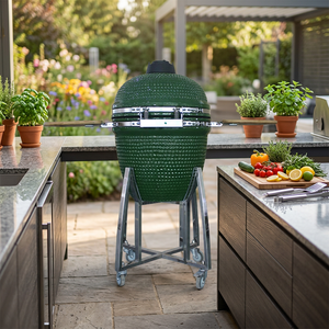 <span class=keywords><strong>Barbecue</strong></span> au charbon de bois Kamado AUPLEX haute performance, 21 pouces, en <span class=keywords><strong>fonte</strong></span>, facile à nettoyer, pour jardin, restaurant, extérieur - Product Image 1