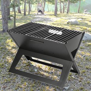 Portable Stainless Steel Folding BBQ <strong>Grill</strong> Modern Style Outdoor <strong>Charcoal</strong> <strong>Grill</strong> for Camping &amp; Cooking - Product Image 6